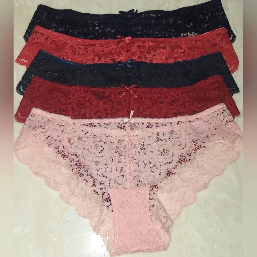 ❤️Victoria Secret Intimates / 5 Lace Panties *L*